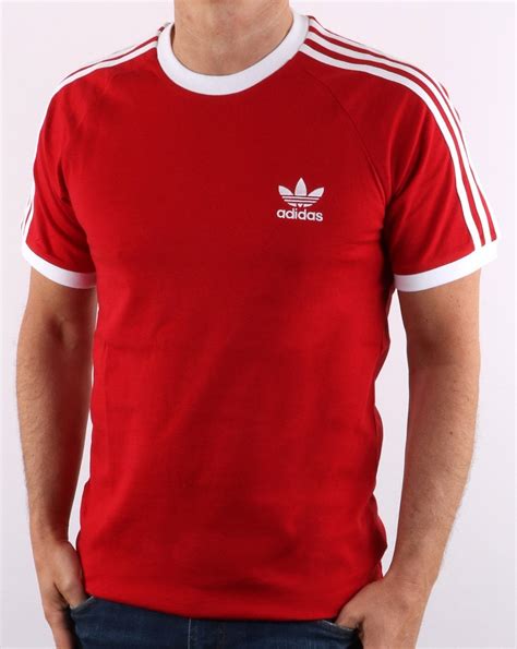 adidas originals red stripes